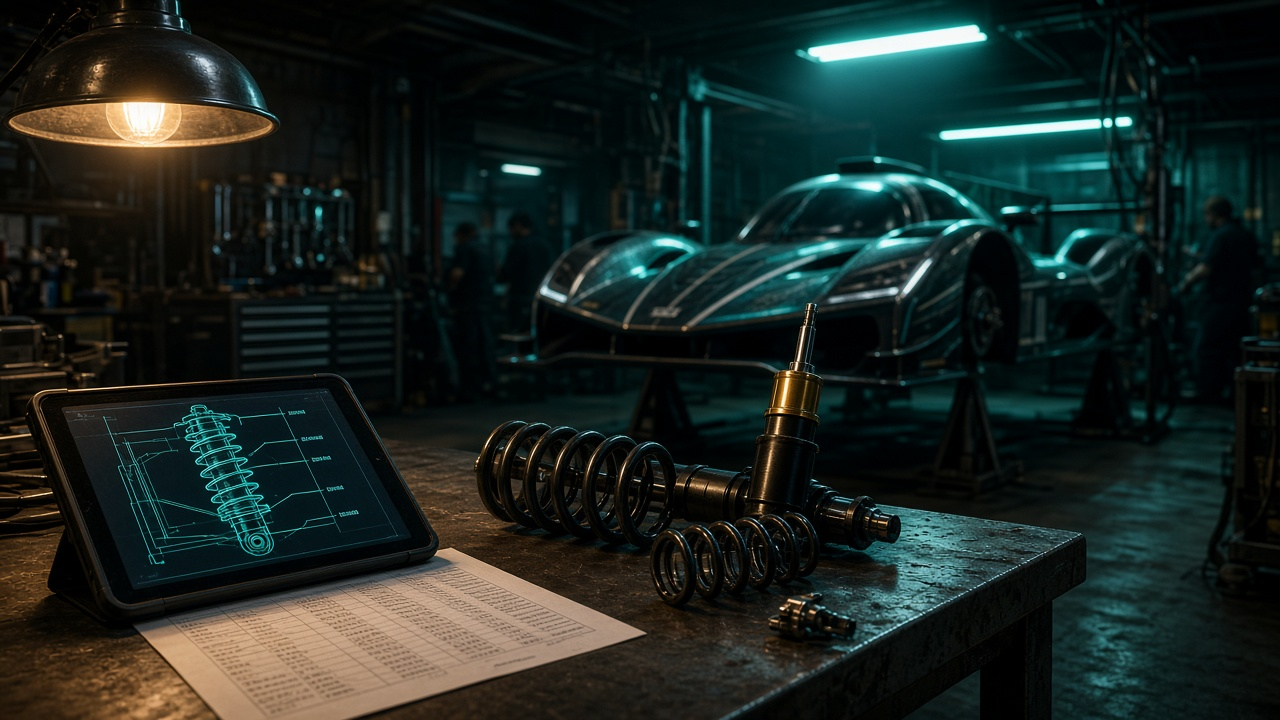 Night garage workbench — companion catalogs and Sport Mode
